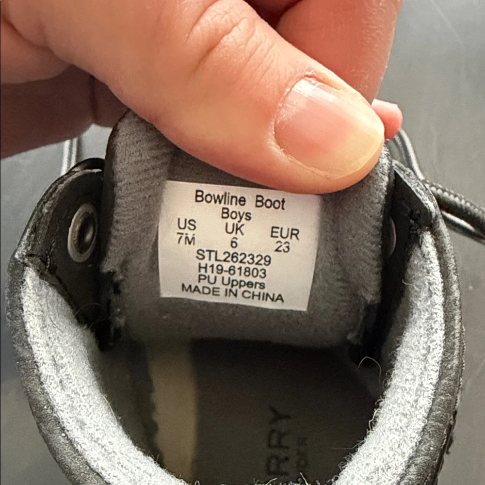 Sperry Bowline boys boots